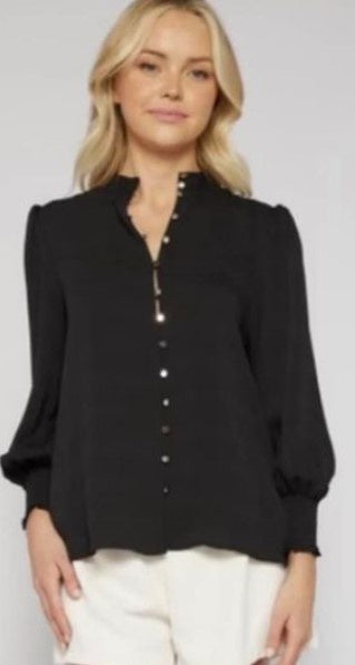 Black Style State blouse