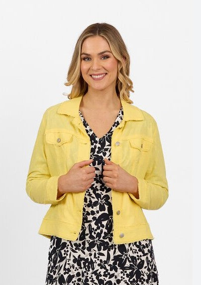 Lemon lightweight cotton jacket