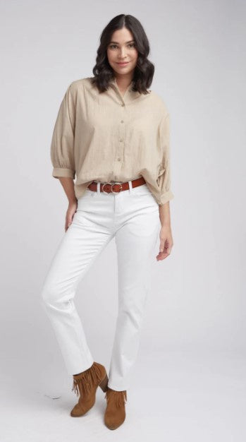 GC white pocket jeans