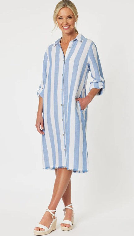 Hamptons stripe dress