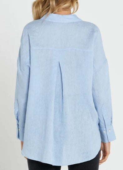 Teresa blue Oversize blouse