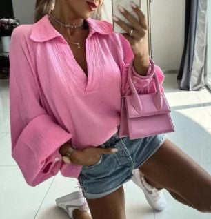 Hudson shirt pink