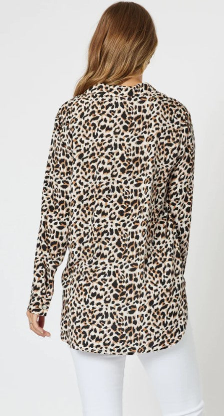 Sahara leopard print shirt