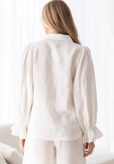 Blouse White lacey