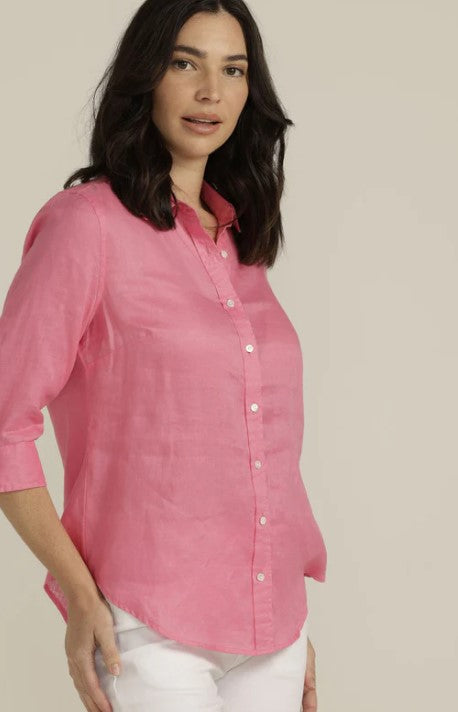 Casual 3/4 Pink shirt