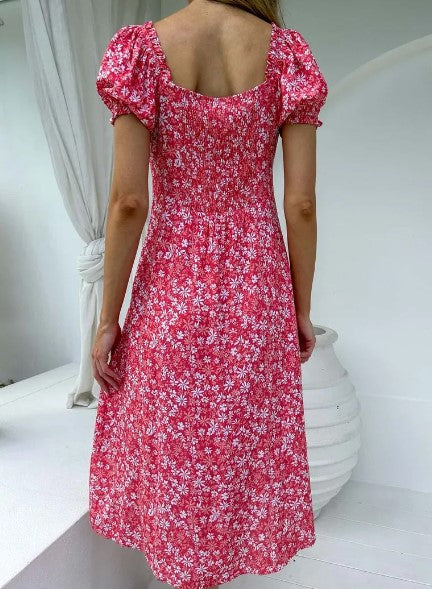 Ivana midi flower dress
