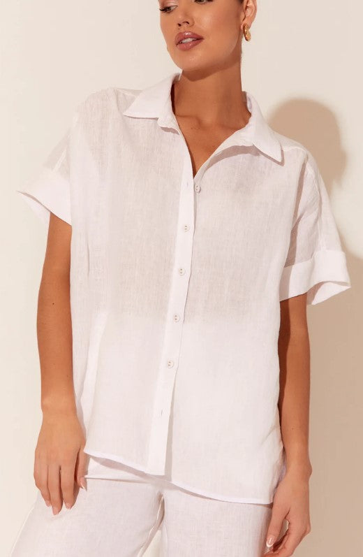 Bryony linen s/s blouse