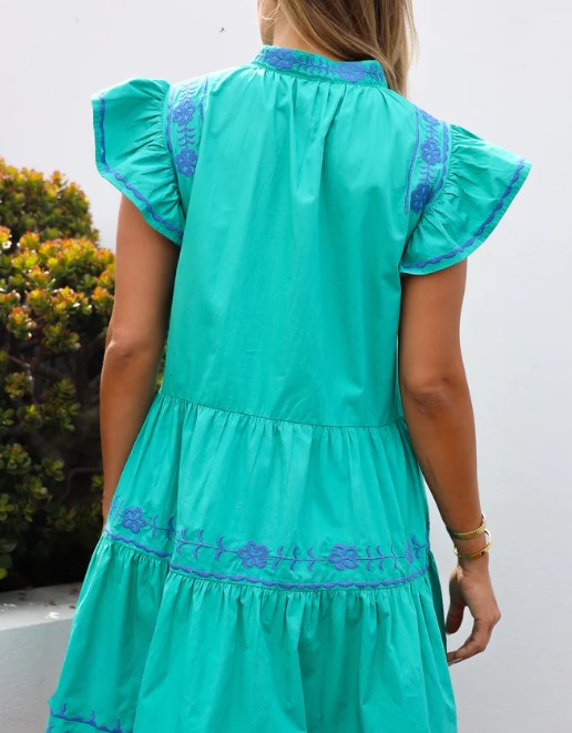 carpri emerald dress