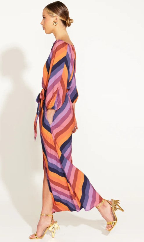 Sunset dream stripe dress
