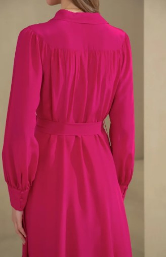 Peony Silk Hot pink dress