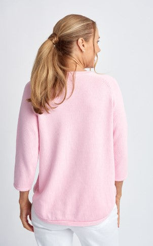 GC Pale pink hearts jumper