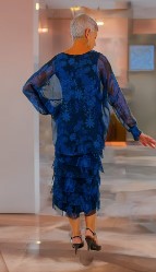 Blue Lagoon Silk dress