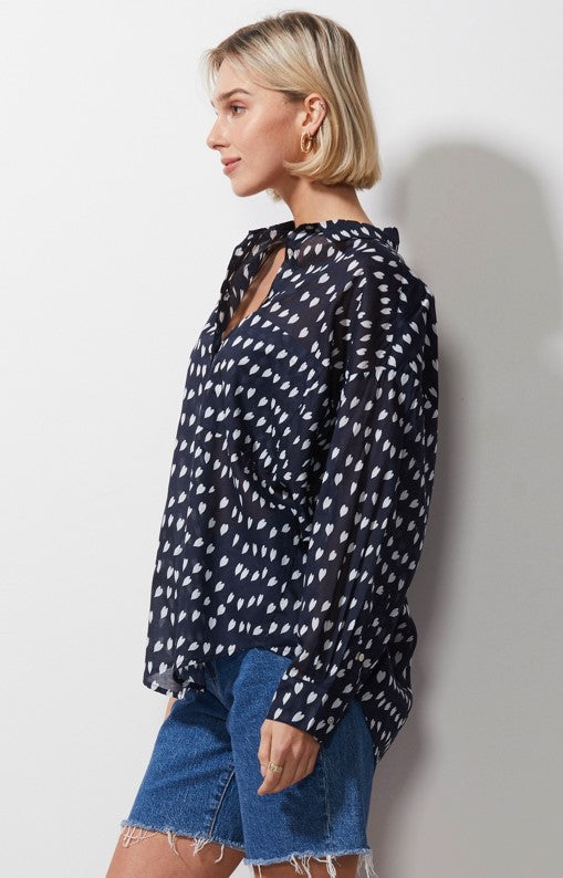 Cotton Venice Heart Blouse