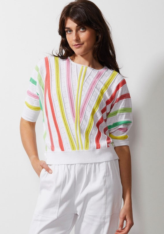 Breeze bright Jumper white