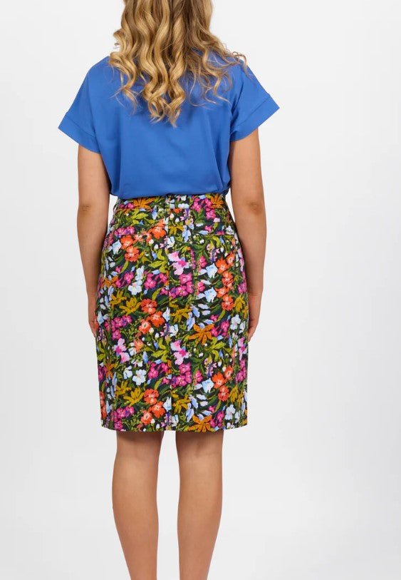 Lola lightweight floral skirt