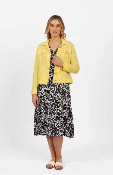 Lemon lightweight cotton jacket