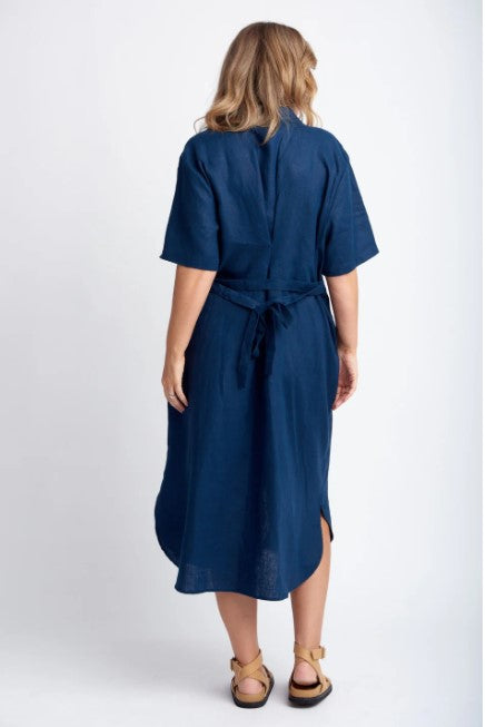 GC Linen Navy dress