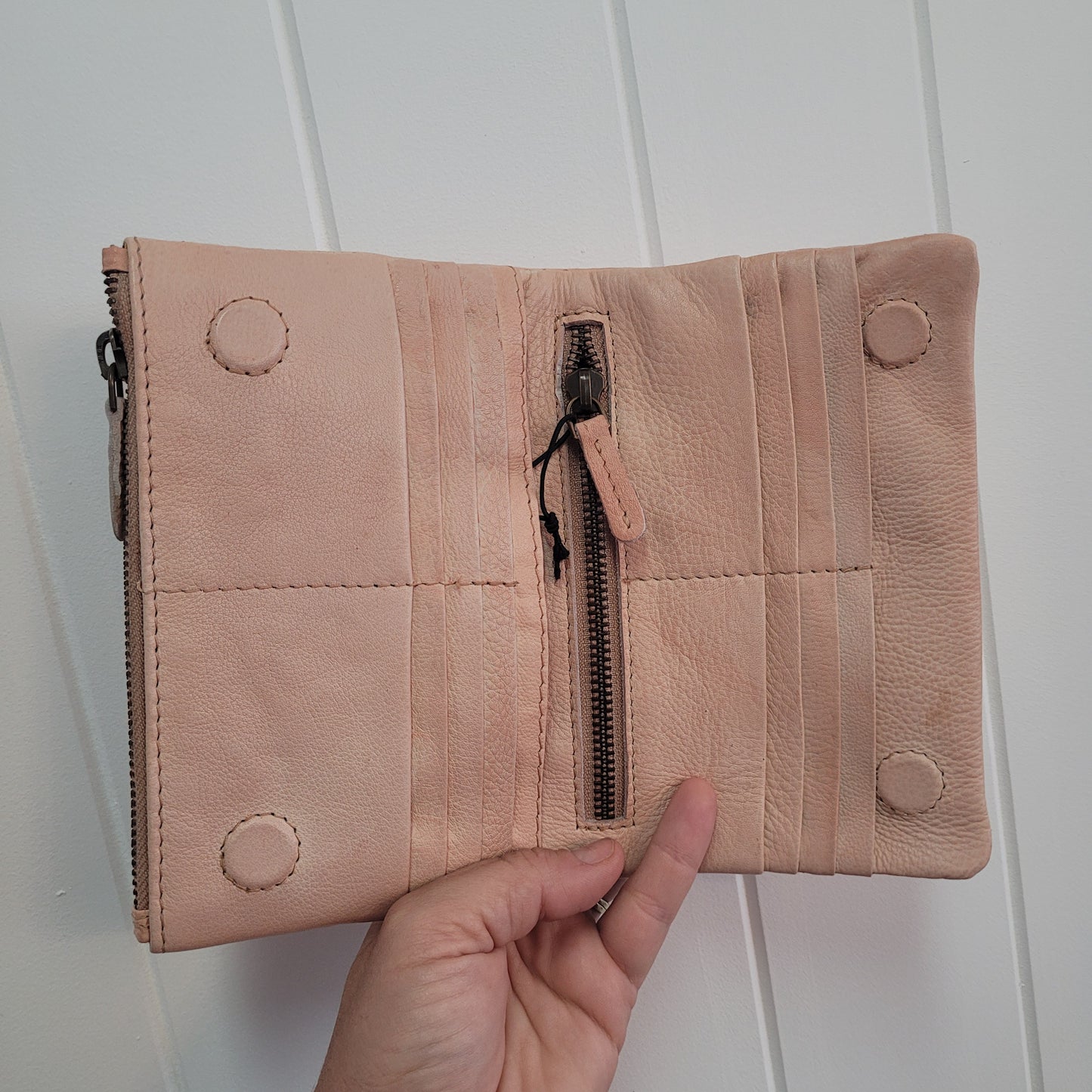 Buzz Leather Wallet Natural