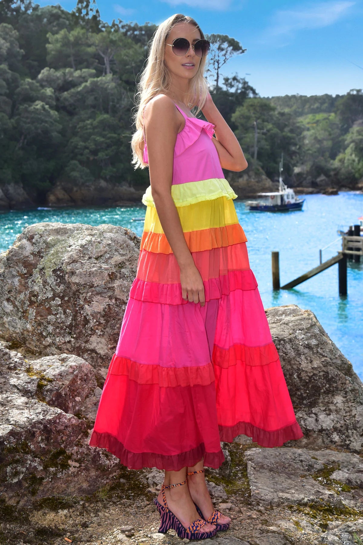 Trelise Cooper Love in a Puff dress Multi colour