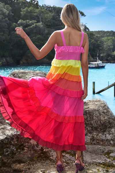 Trelise Cooper Love in a Puff dress Multi colour
