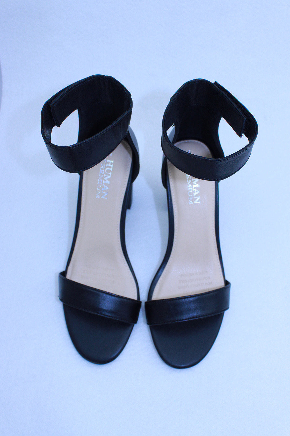 Portia Leather Heels Black