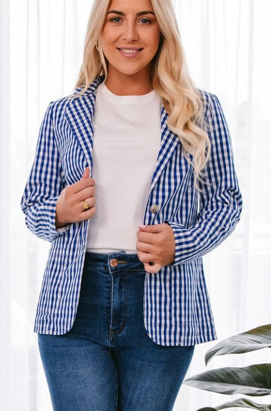 Blue /white stripe Jacket