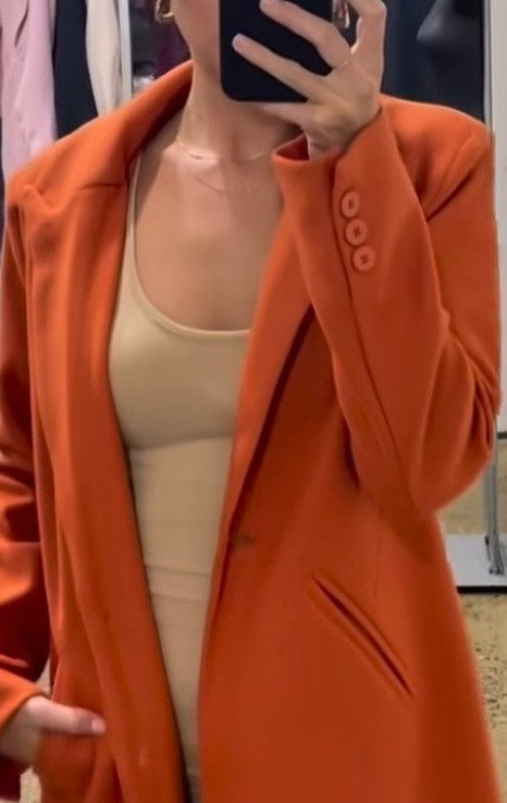 Coat orange