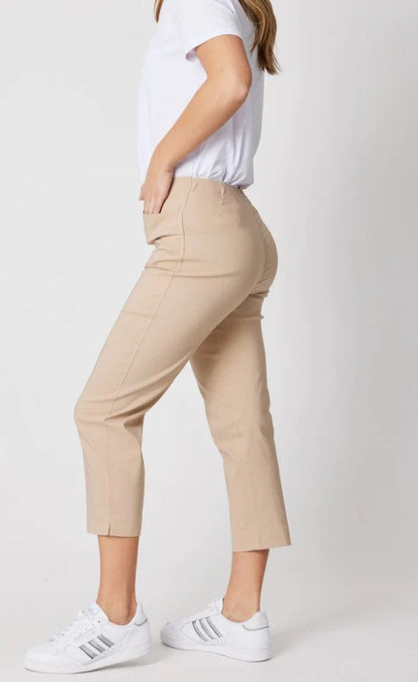 Natural basic elastic pant