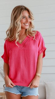 Carnival pink blouse