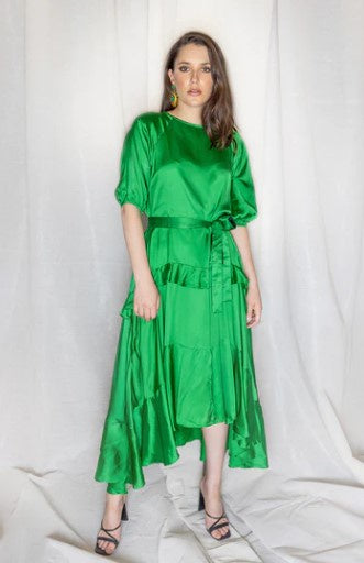 Silvia Emerald Dress