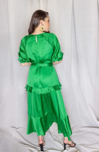 Silvia Emerald Dress